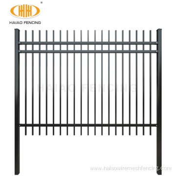 Rod Top Tubular Picket Steel Fence